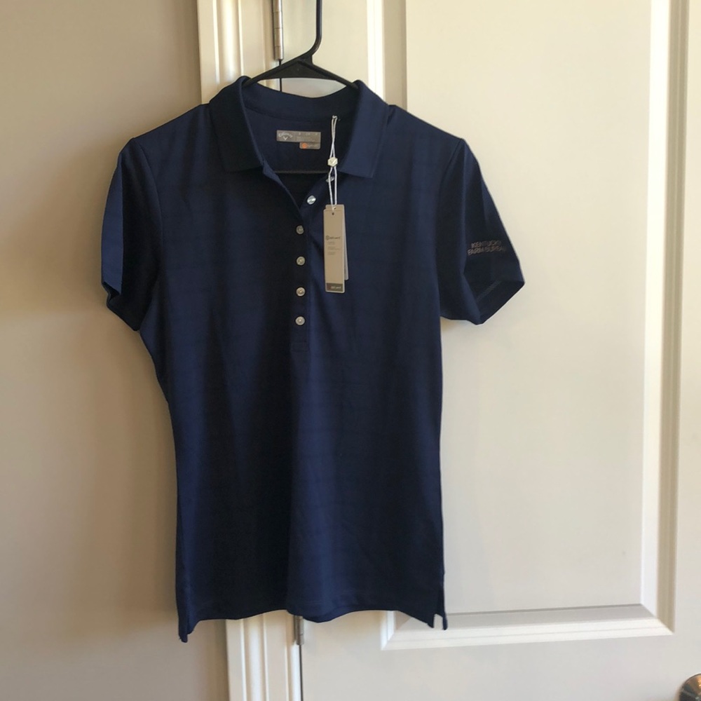 Callaway Women’s Small Navy Blue Opti Dri Polo